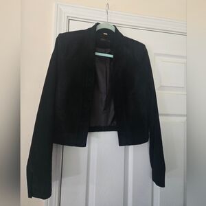 Calvin Klein Women's  Faux Suede Black Blazer